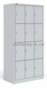 Шкаф металлический для сумок трехсекционный ШРМ-312  900*500*1860мм рис1