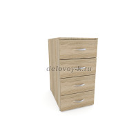Тумба 4 ящика 396х600х750 Д-2.01 Сонома. рис2