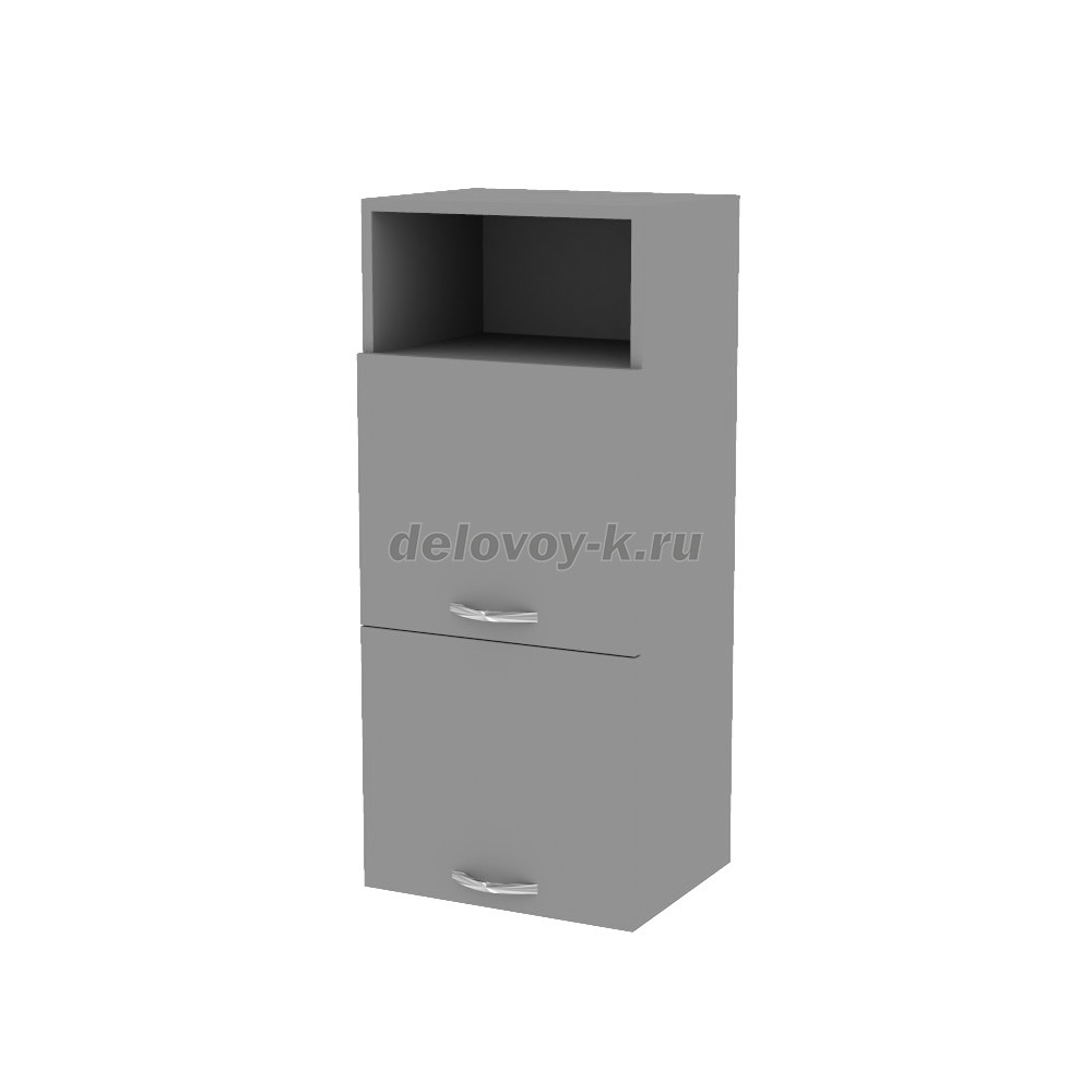Шкаф навесной с 2 подъемными дверями и нишей 920 400*320*920 фото 1