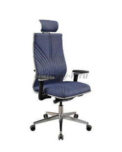 Кресло руководителя METTA Samurai Велюр L2-13D мультиблок со слайдером рис1