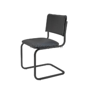 Стул Сильвия RIVA CHAIR 01S черный каркас, экокожа рис1