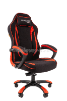 Кресло Chairman   game 28 Россия ткань черн./серый|черно-красный|1 рис1