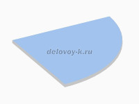 Переходная плоскость 700х700х22 90 град. орех рис1