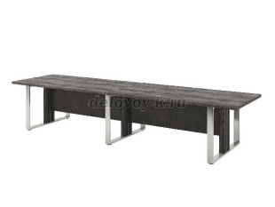 Z-104 Стол для переговоров на металлических опорах на 10 человек рис1