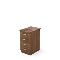 2Т.002.3 Тумба приставная с топом (394*600*750)|шамони темный рис1