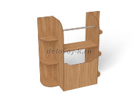 Кукольный театр, 1360*560*1400 (каркас бук с разноцветными фасадами, Вариант 2) рис1