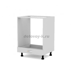 Тумба кухонная под встроенный духовой шкаф с выдвижным ящиком 600*500*720 рис1