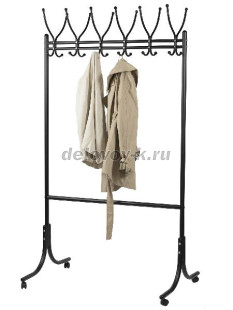 Вешалка напольная на колесах М 11 рис1