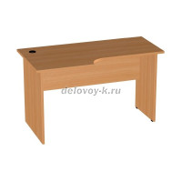 Стол рабочий правый вишня оксфорд рис2