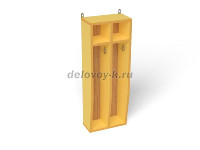 Шкаф для полотенец навесной 2-х секционный, 290*160*800 (разноцветный (ая), Желтый) рис1