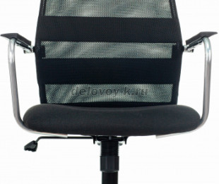 Кресло Бюрократ KB-5M/SL с подголовником крестовина металл хром рис4