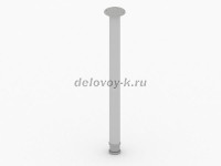 Опора д/столов приставок 51х700 матовый никель рис1