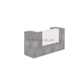 1КРТ-ДС.004.1 Комплект Ресепшн с фартуком ЛДСП 2232*763*1161 с подсветкой рис3