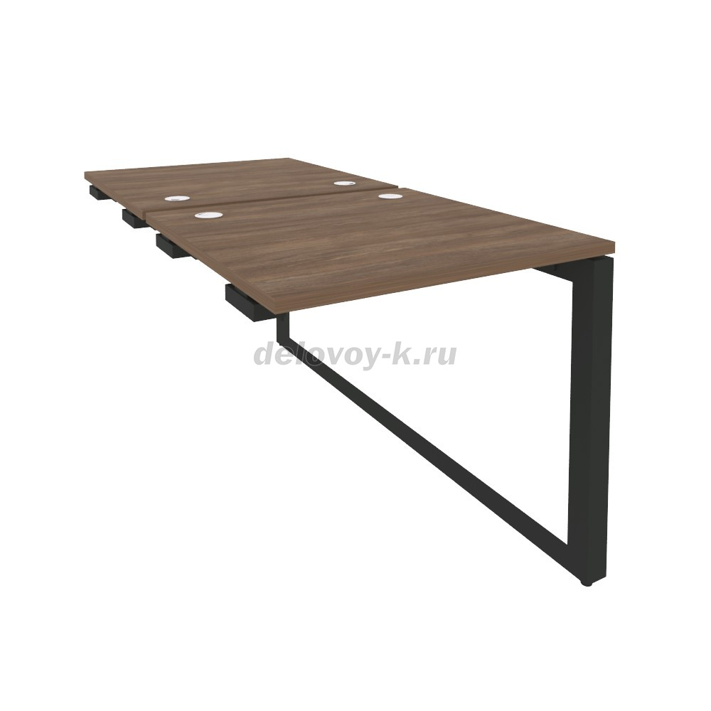Стол-приставка двойной на О-образном м/к к опорным элементам 780*1635*750 O.MO-D.SPR-0.8 фото