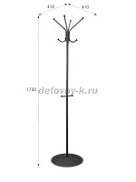 Вешалка напольная Пико 1 серый бетон_i_1000 рис2