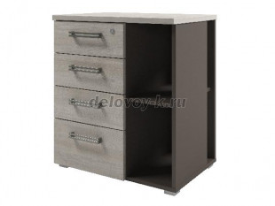 D-222 Тумба приставная, 4 ящика. рис1