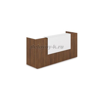 1КР-ДС.001.1 Комплект Ресепшн с фартуком ЛДСП 2432*762*1161 с подсветкой рис3