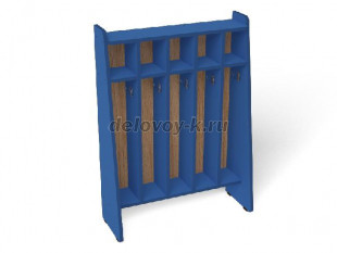 Шкаф для полотенец напольный 5-секционный (ШП-002-5) рис1