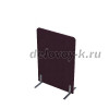 011.МПО.8012 Акустическая мобильная перегородка на стационарных опорах (800-450-1200) violet_алюминий матовый