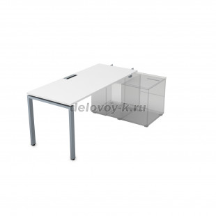 СПН-П.985 Стол рабочий прямолинейный для крепления на тумбу начальный (1800*800*750) рис4