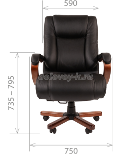 Кресло руководителя CHAIRMAN 503 кожа рис3