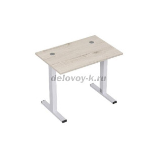 2МТ.167 Стол рабочий прямолинейный на T-опорах (900*600*750) рис1