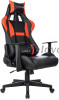 Кресло игровое Zombie Game Penta экокожа крестовина пластик Черный-Красный