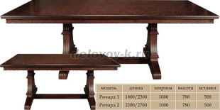 Стол «Ричард-1» лак рис1