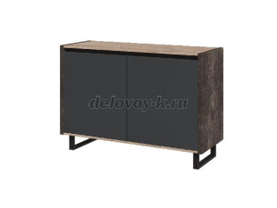 EN.TM-403  Тумба 2-секционная с дверьми 1215х450х835 рис1