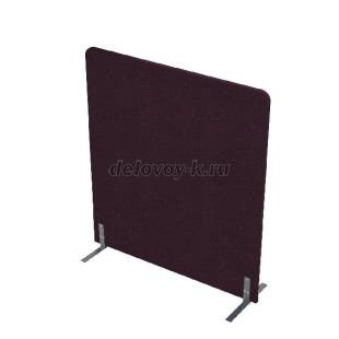 011.МПО.1214 Акустическая мобильная перегородка на стационарных опорах 1200*450*1400 рис1