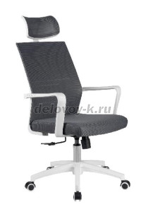 Кресло операторское RIVA CHAIR Like (A819) сетка, белый пластик рис1