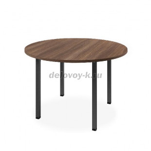 Стол круглый 1200 на металлокаркасе Lite VL-106 1200*1200*758 рис1