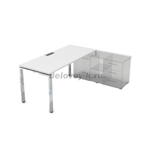 НСТП-П.984 Стол рабочий прямолинейный, три опоры, правый (1600*800*750) рис4