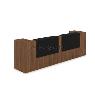 1КРТ-КЛ.005.1 Комплект Ресепшн с фартуком HPL 3632*751*1149 с подсветкой рис1