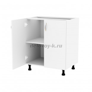 Тумба кухонная с двумя распашными дверями 650*500*720 рис2