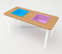 СТОЛ 'ЦЕНТР ПЕСКА И ВОДЫ' (ГР. 0-3 НА МЕТАЛЛОКАРКАСЕ) ВИД 2 РЕГУЛИРУЕМЫЙ ГР 0-3 рис1