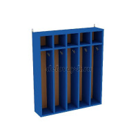 Шкаф для полотенец навесной пятисекционный ШДП-04 рис1