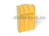 Шкаф для полотенец навесной Волна 3-х секционный, 510*260*1020 (разноцветный (ая), Желтый)