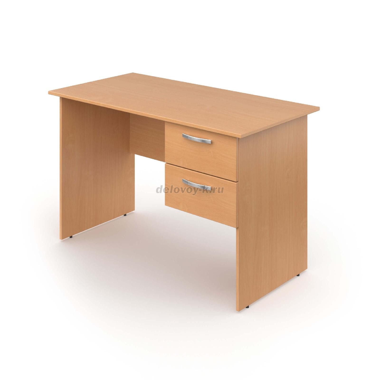 Стол учителя с подвесной тумбой 2 ящика 1200х600х760 мм фото