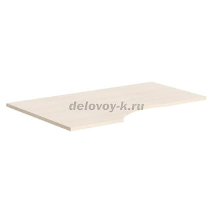 Столешница для перегородок эргономичная левая RBSE-1400 L 1400*900*16 рис1