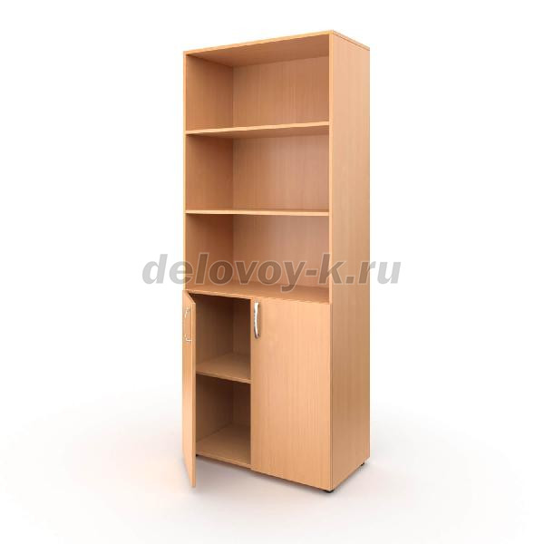 Шкаф для учебных пособий полуоткрытый 800*420*1950 рис1