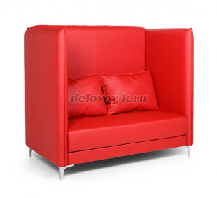 Диван 2-местный высокий ГРАФИТ В рис2