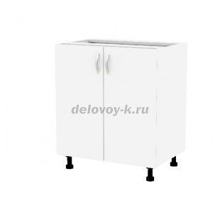 Тумба кухонная с двумя распашными дверями 650*500*720 рис1