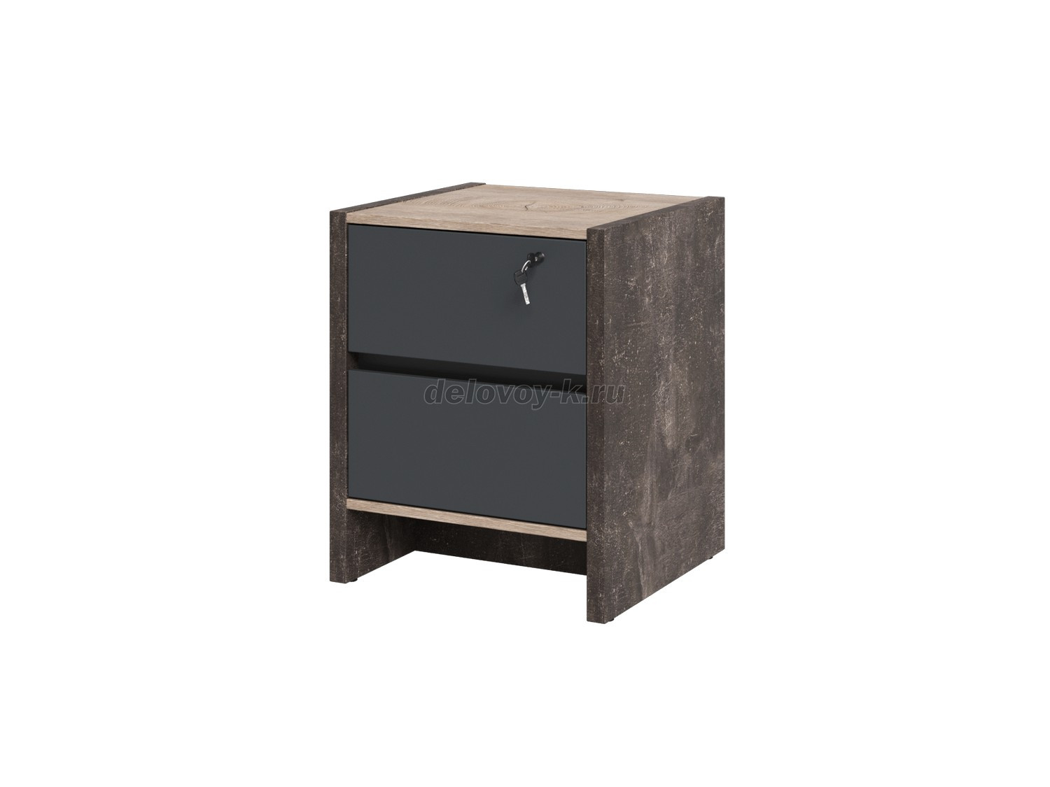 EN.TM-401  Тумба низкая на 2 ящика 500х480х615 фото