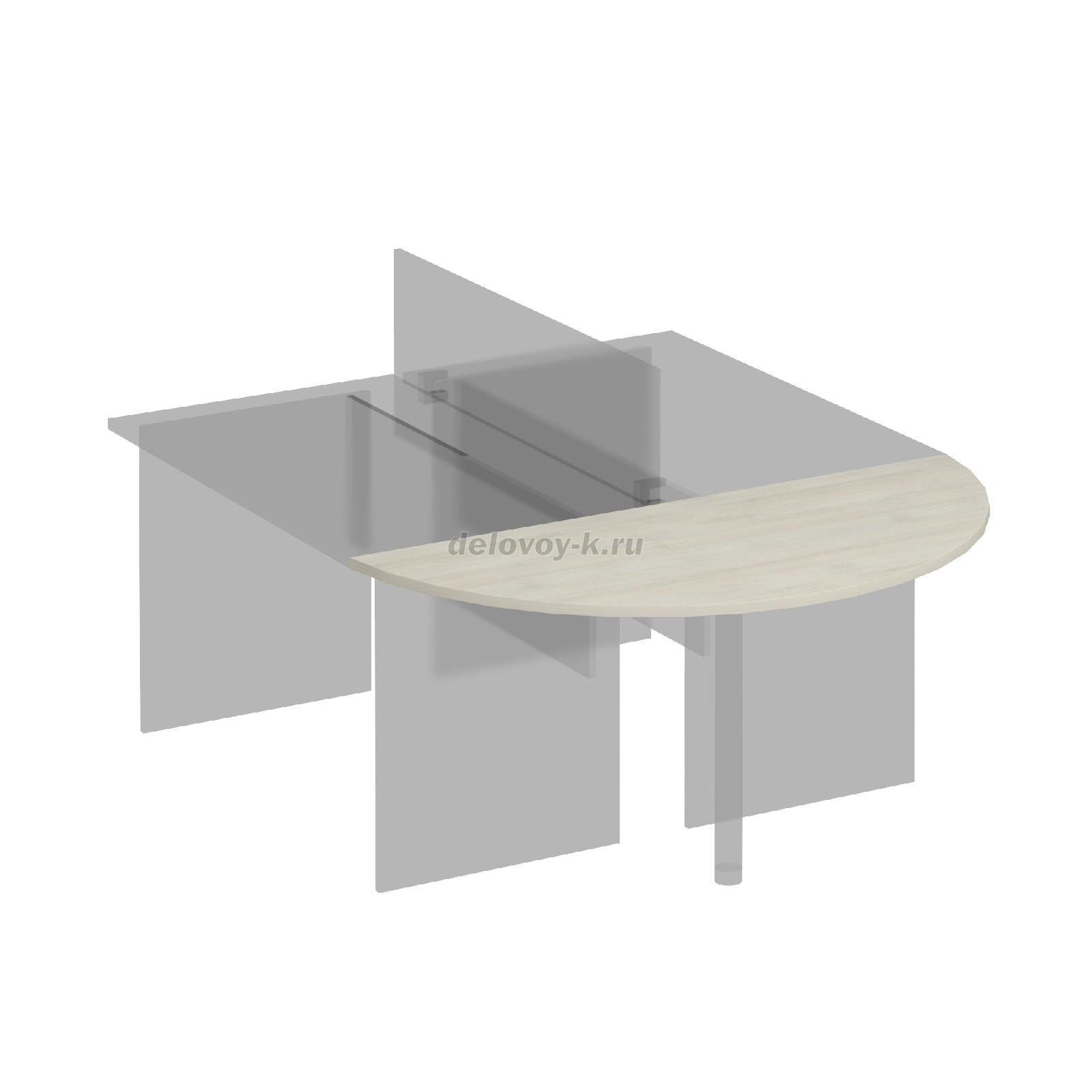 К.209 Приставка к столу без опоры 1530*25*700 фото