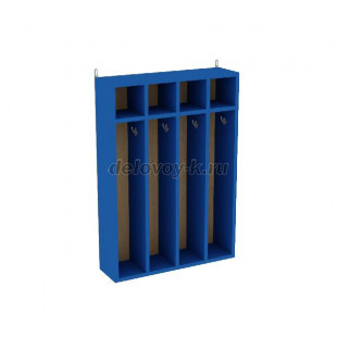 Шкаф для полотенец навесной четырехсекционный ШДП-03 565*160*800 рис1