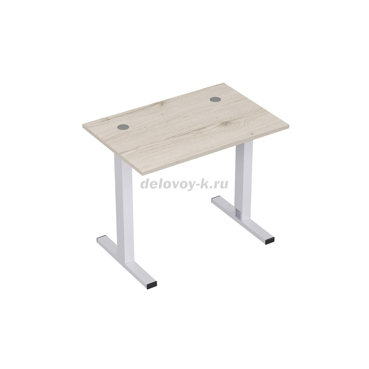 2МТ.167 Стол рабочий прямолинейный на T-опорах (900*600*750) фото