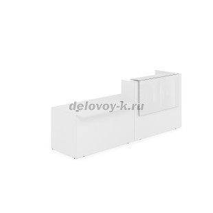 1КРС-КЛ.007.1 Комплект Ресепшн с фартуком HPL 2832*901*1149 с подсветкой рис5