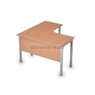 2МД.129 Стол криволинейный правый на металлических опорах (1200*1200*750) рис3