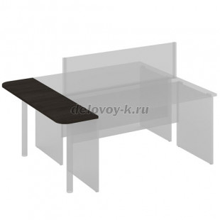 Столешница приставная к 2-м столам глубиной 730 мм V-803 1492*400*25 рис1